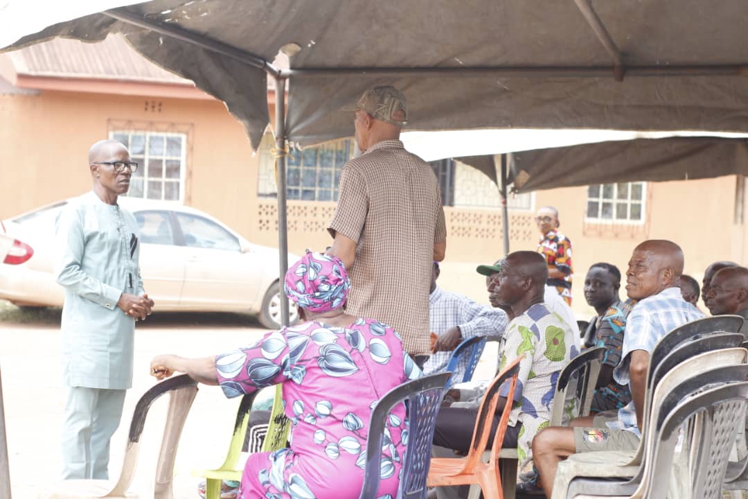Community health awareness session in action
